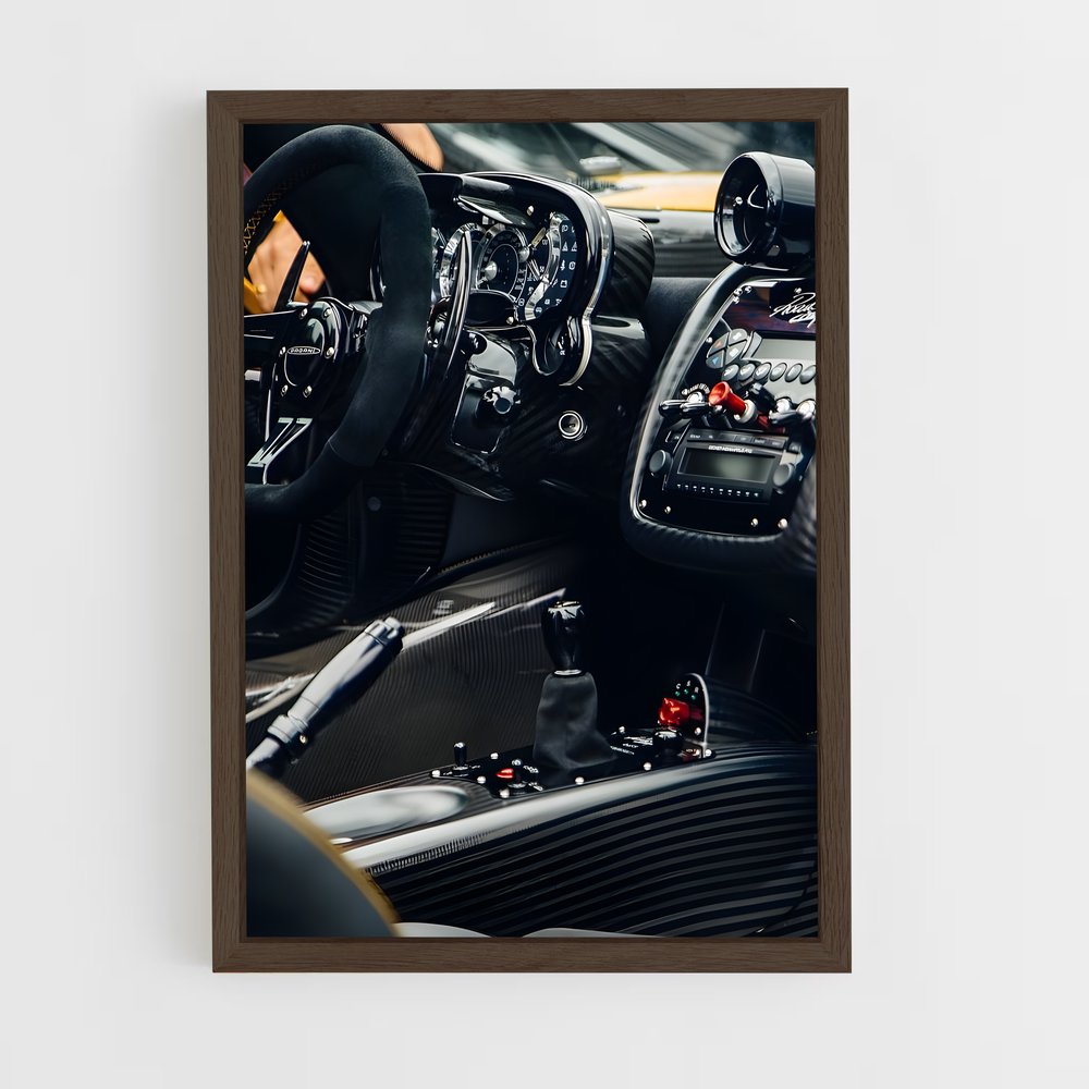 Poster Intérieur Zonda – affiche Pagani (vue 5)